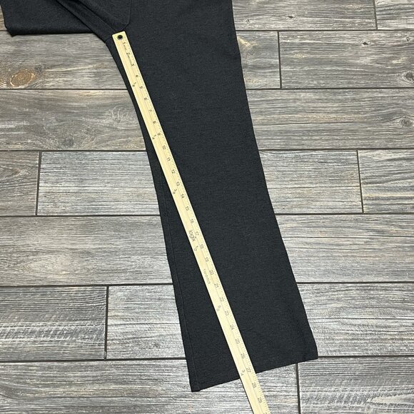 Quince Career Pant Charcoal Grey Women Small Stretch Pull On 28 Waist Wide Leg - Picture 10 of 11